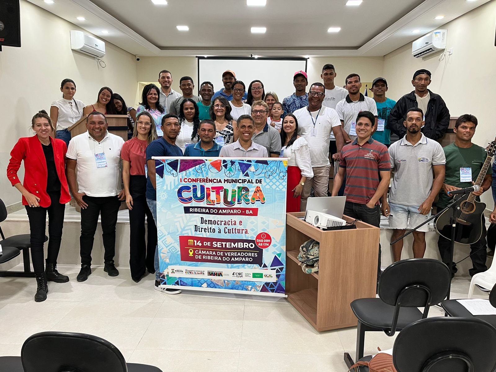 1ª CONFERÊNCIA MUNICIPAL DE CULTURA DE RIBEIRA DO AMPARO – BAHIA. 14 DE SETEMBRO DE 2023.