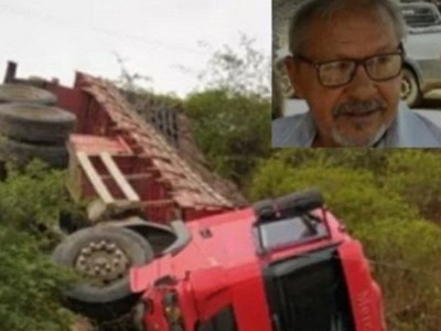 CAMINHONEIRO MORRE EM ACIDENTE ENTRE RIBEIRA DO POMBAL E TUCANO-BA