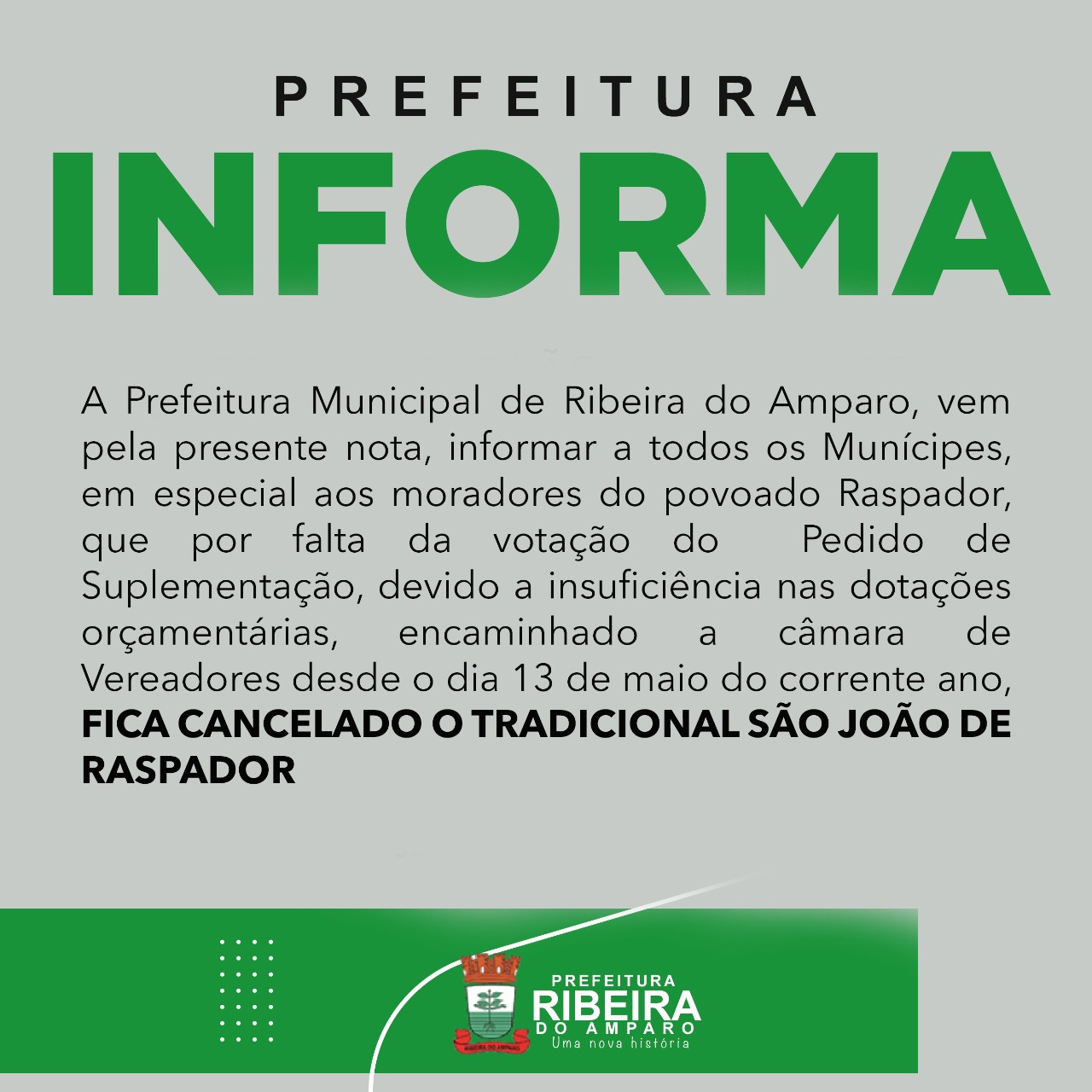 PREFEITURA INFORMA